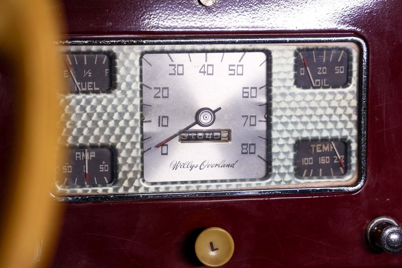 WILLYS JEEPSTER MAROON, foto 9
