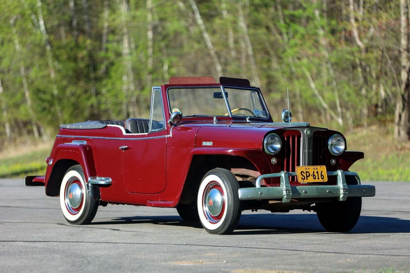 WILLYS JEEPSTER MAROON, foto 11
