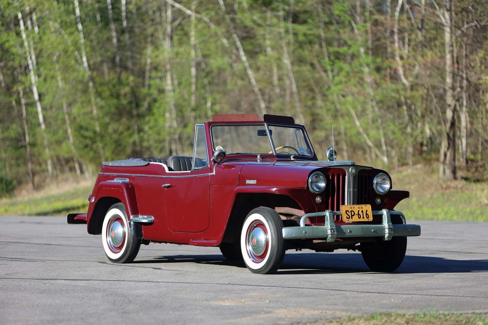 WILLYS JEEPSTER MAROON, foto 12