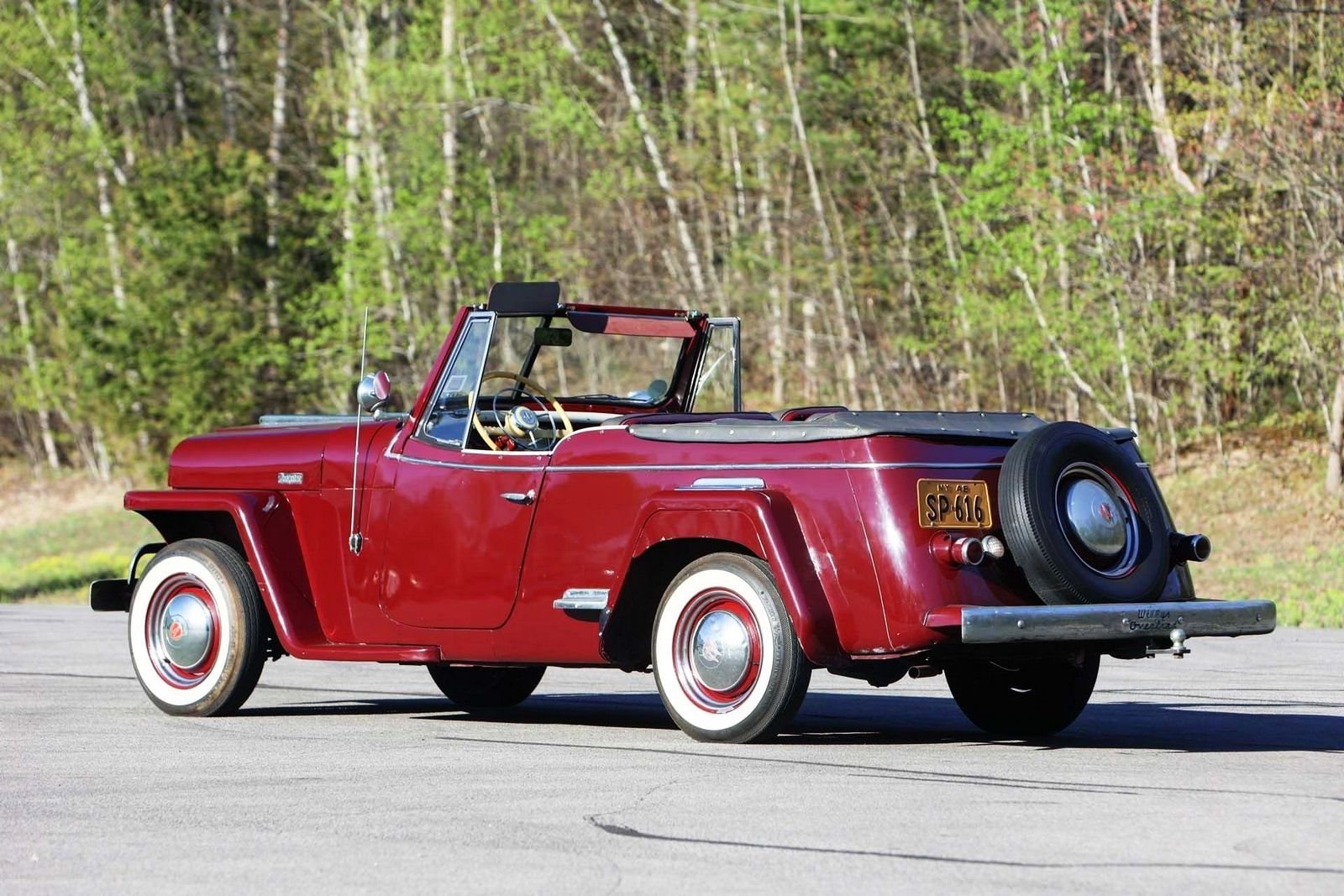 WILLYS JEEPSTER MAROON, foto 13