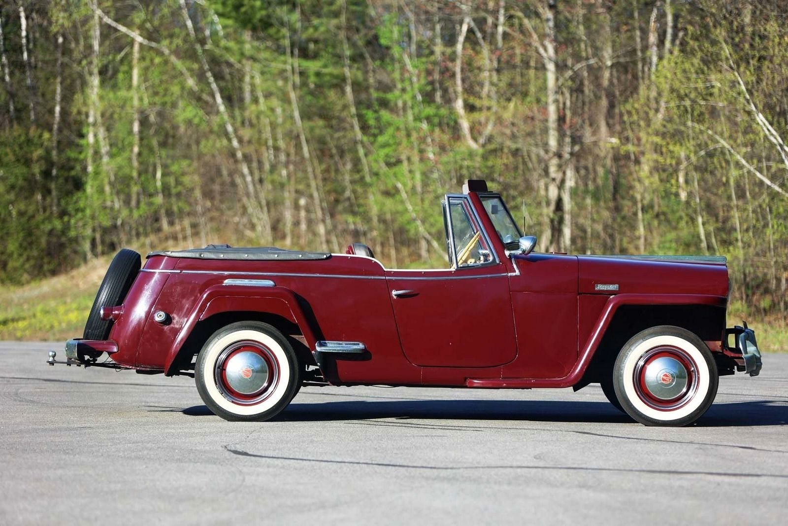 WILLYS JEEPSTER MAROON, foto 17