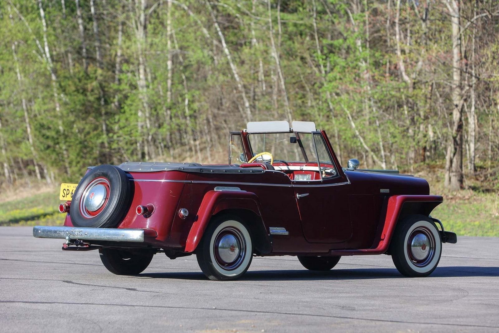 WILLYS JEEPSTER MAROON, foto 18