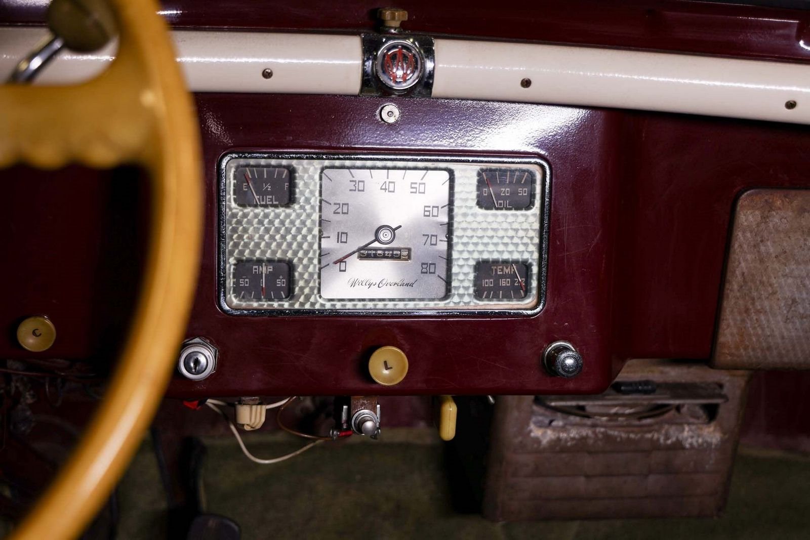 WILLYS JEEPSTER MAROON, foto 21