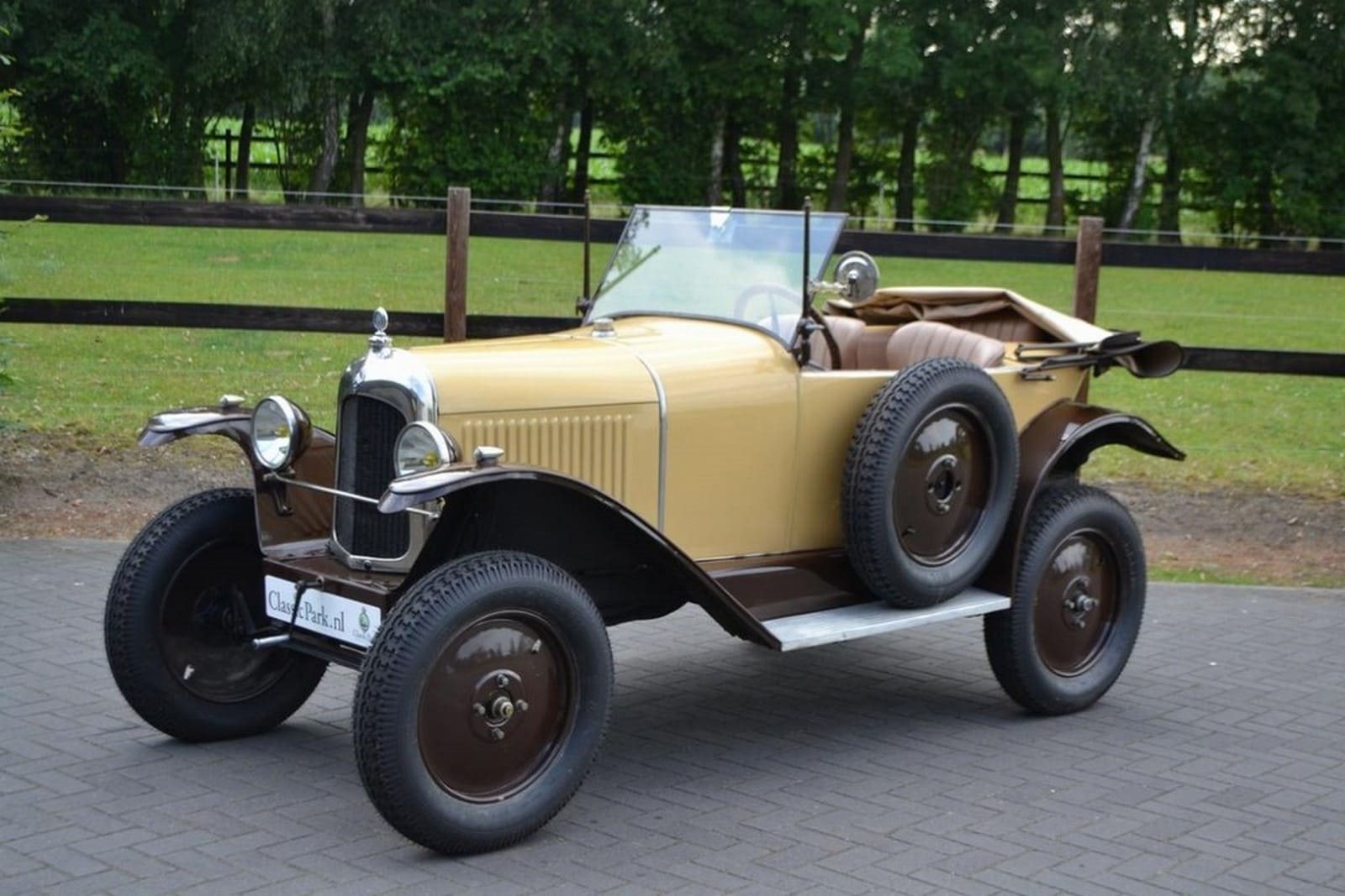 1924 - CITROËN 5HP TYPE C CABRIOLET BEIGE, foto 1