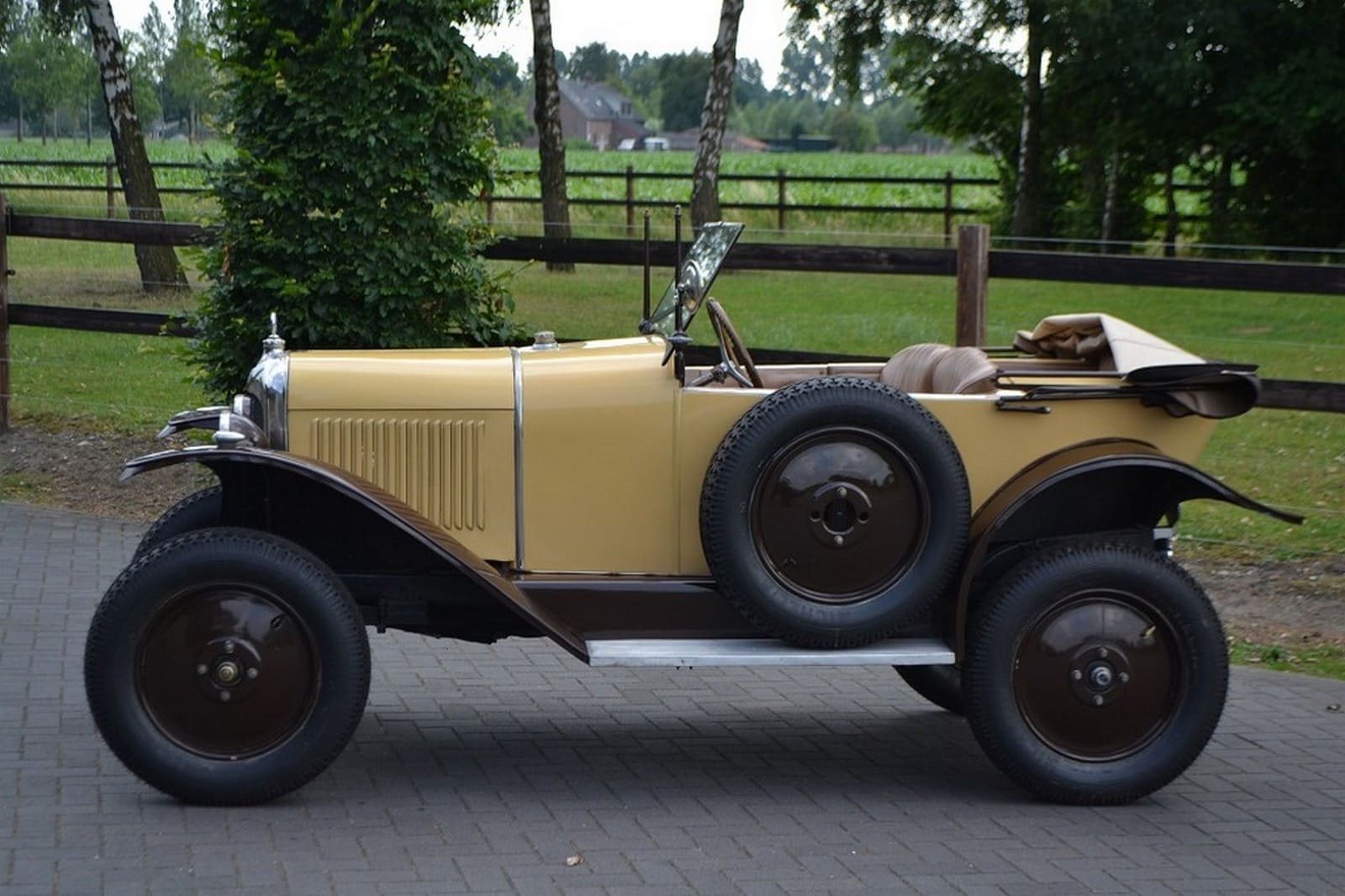 1924 - CITROËN 5HP TYPE C CABRIOLET BEIGE, foto 2