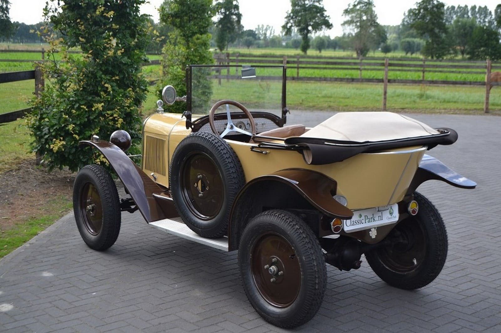 1924 - CITROËN 5HP TYPE C CABRIOLET BEIGE, foto 3