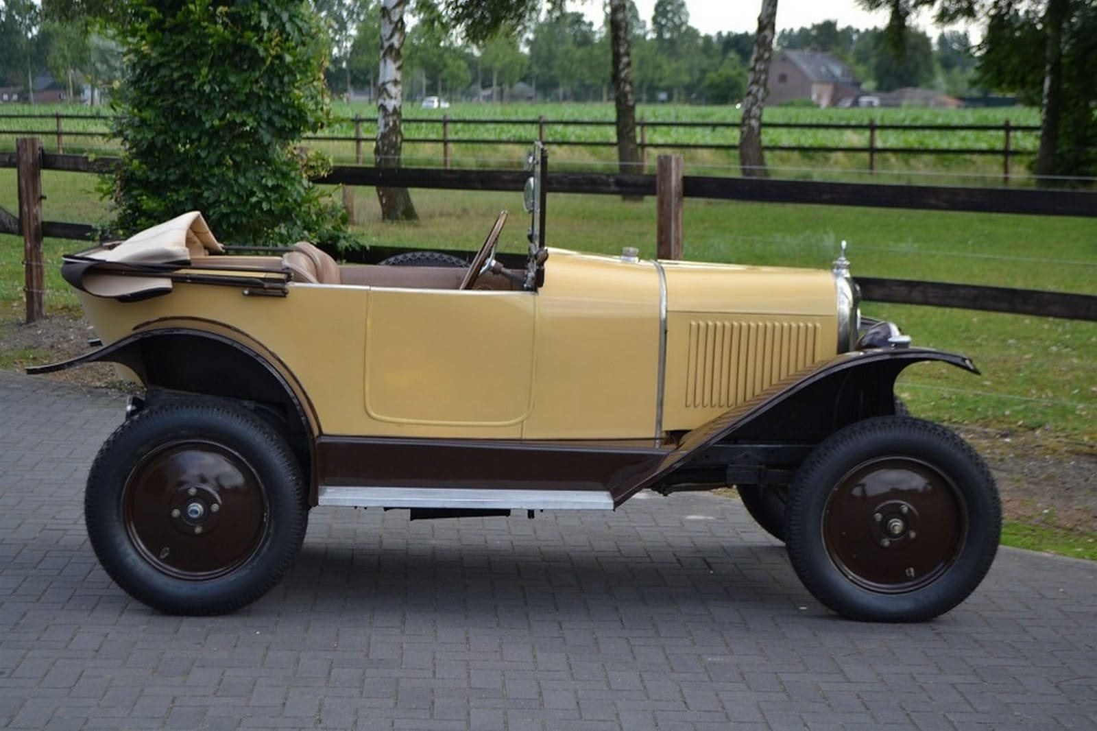 1924 - CITROËN 5HP TYPE C CABRIOLET BEIGE, foto 7