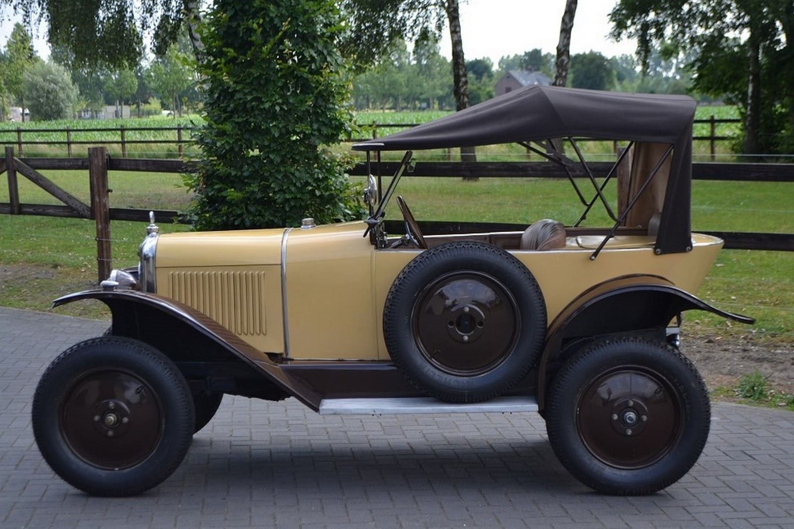 1924 - CITROËN 5HP TYPE C CABRIOLET BEIGE, foto 12