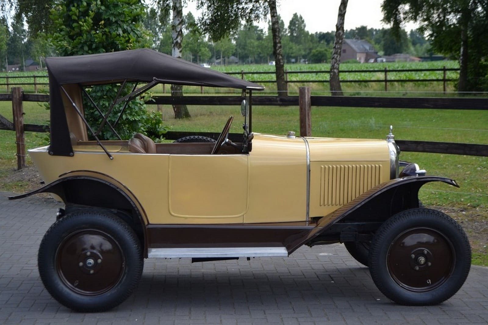 1924 - CITROËN 5HP TYPE C CABRIOLET BEIGE, foto 17