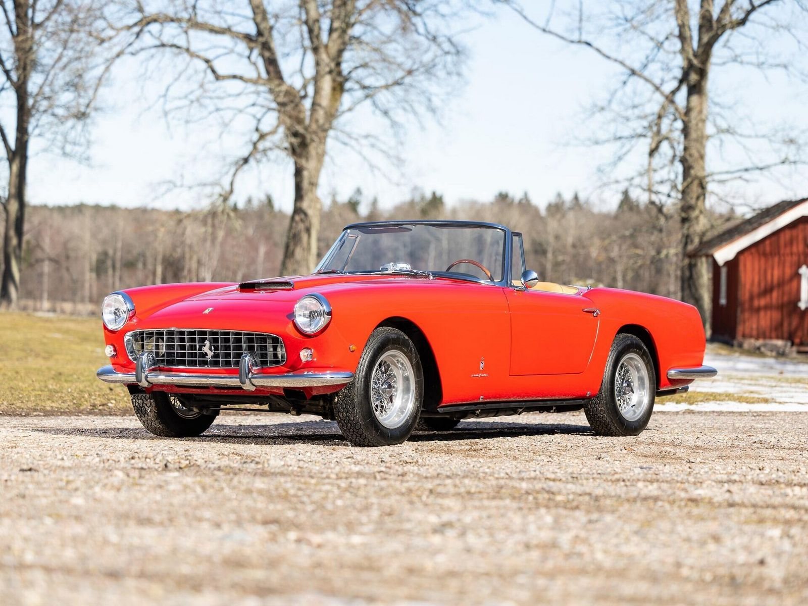 1961 - FERRARI F250 GT CABRIOLET ROSSO CORSA, foto 1