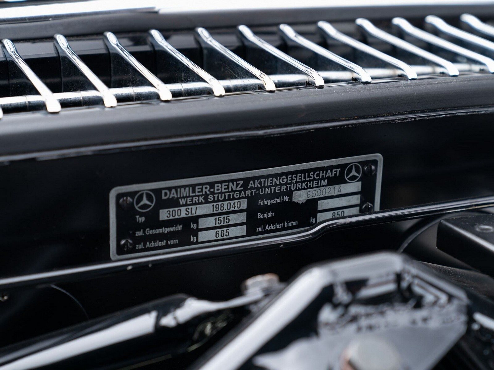 1956 - MERCEDES-BENZ 300 SL GULLWING BLACK, foto 100