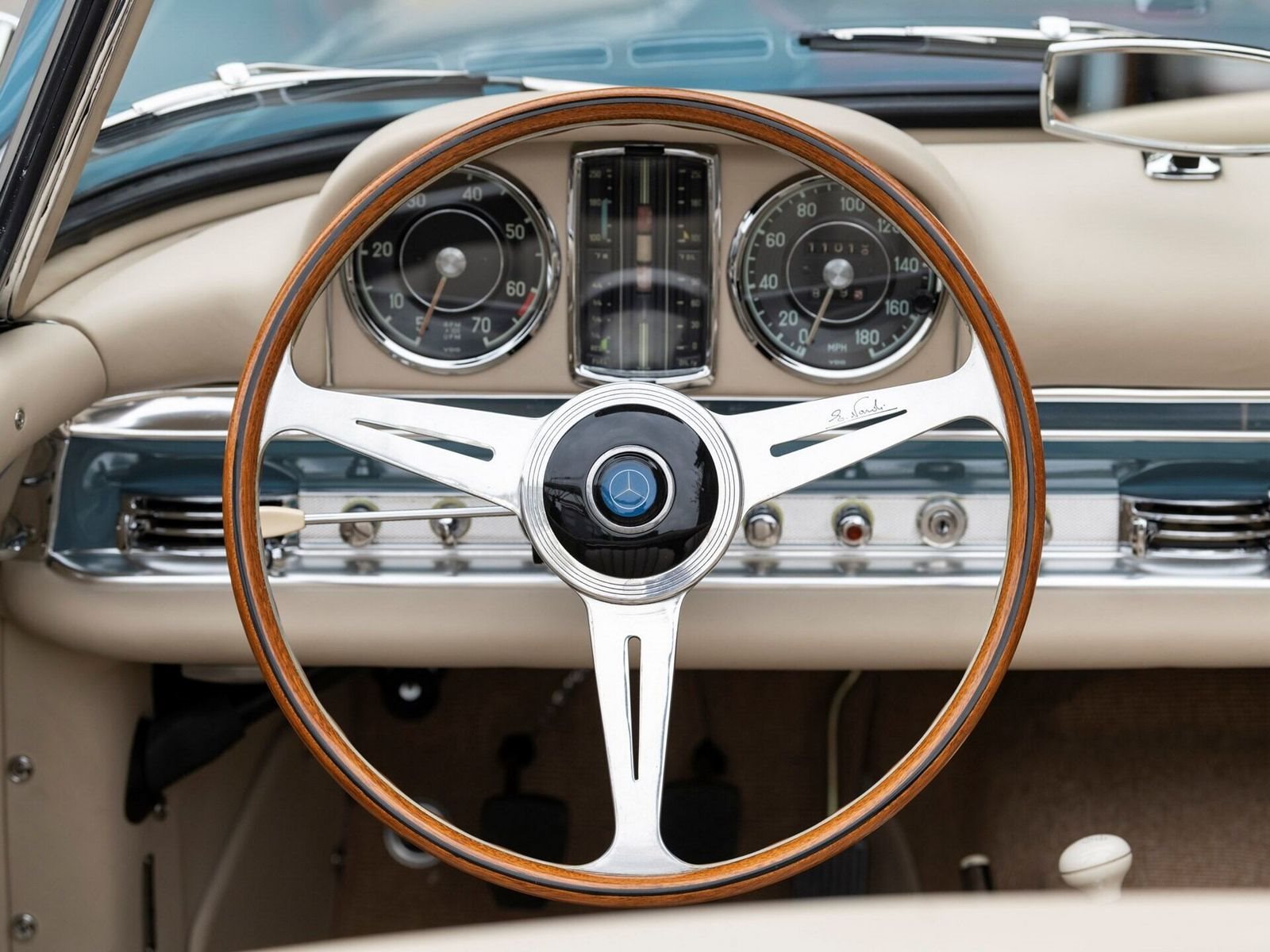 1959 - MERCEDES-BENZ 300 SL ROADSTER BLUE, foto 46