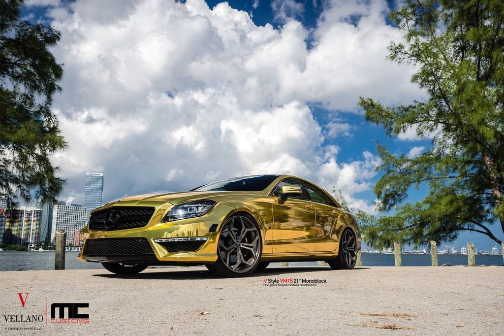2014 - MERCEDES-BENZ CLS 63 AMG GOLD BY VELLANO & MC CUSTOMS, foto 1