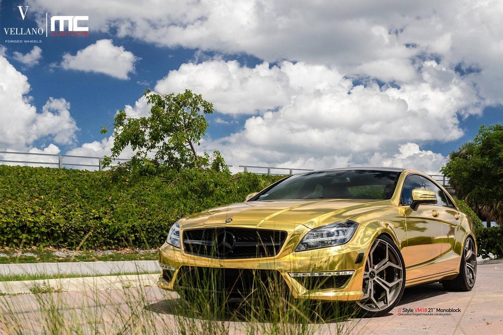 2014 - MERCEDES-BENZ CLS 63 AMG GOLD BY VELLANO & MC CUSTOMS, foto 2