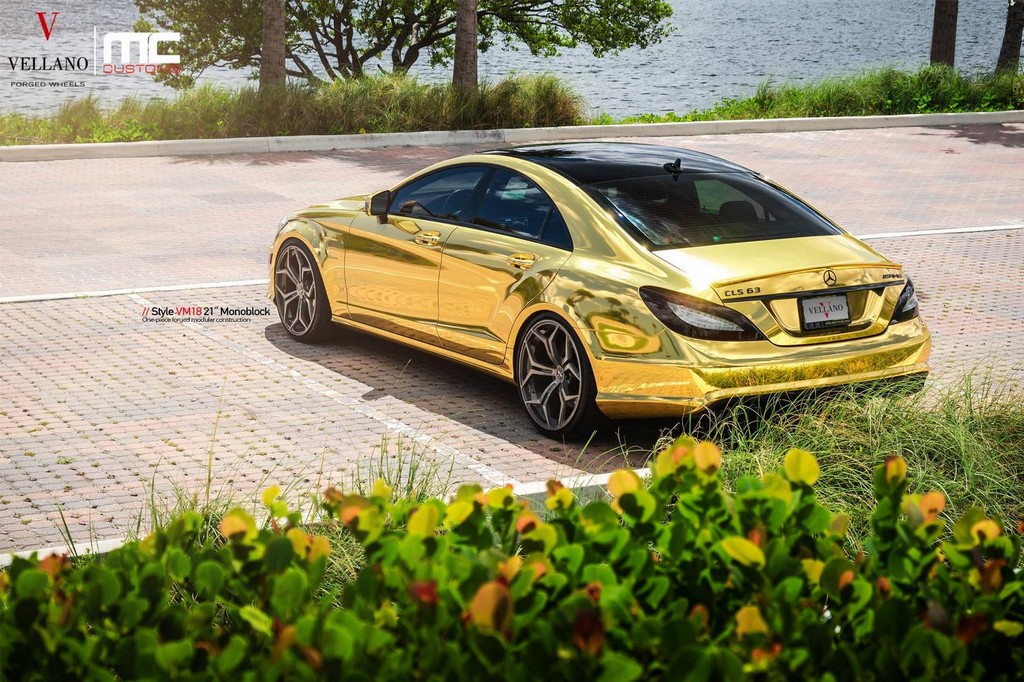 2014 - MERCEDES-BENZ CLS 63 AMG GOLD BY VELLANO & MC CUSTOMS, foto 4