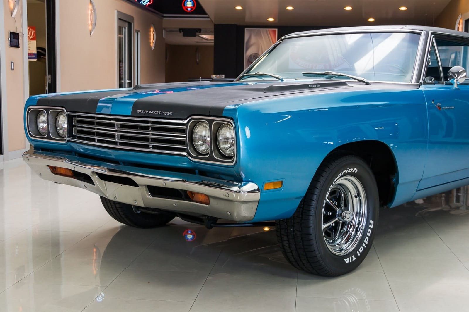 1969 - PLYMOUTH ROAD RUNNER BLUE, foto 19