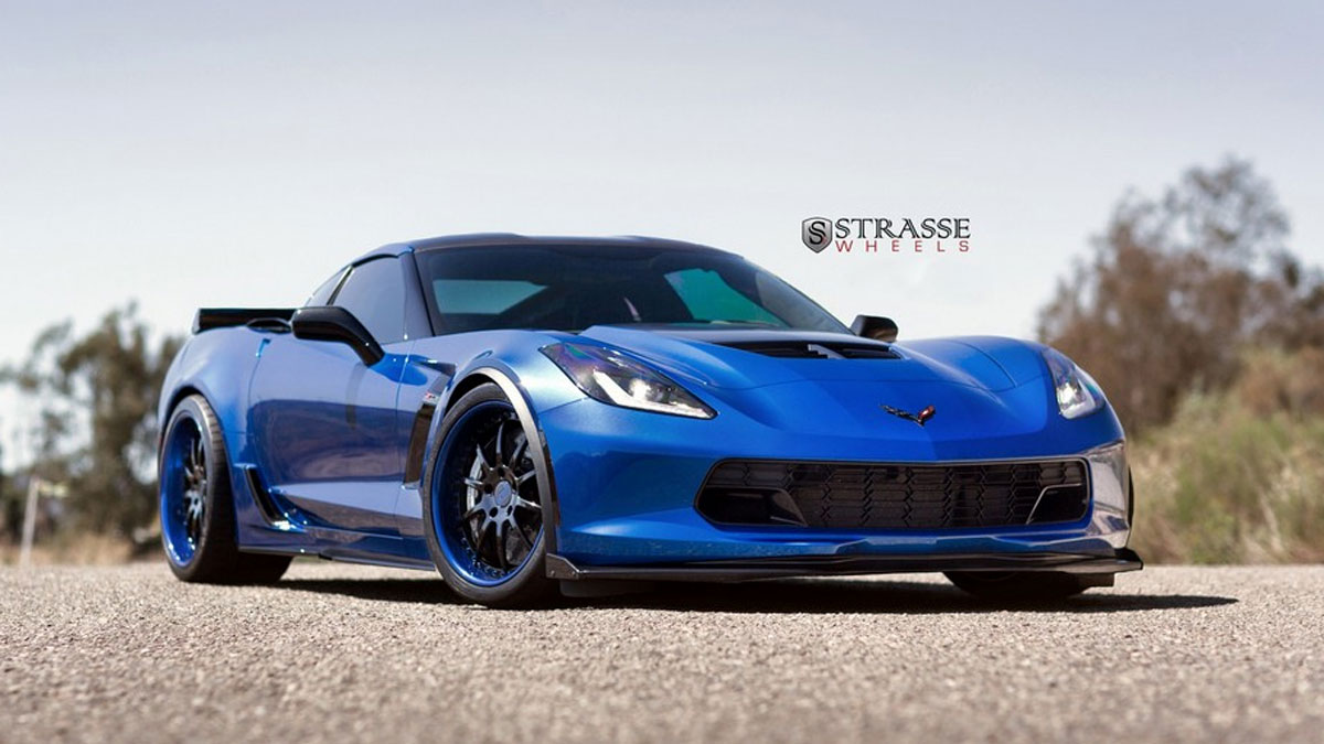 2015 - CHEVROLET CORVETTE Z07 BLUE JET BY STRASSE WHEELS, foto 1