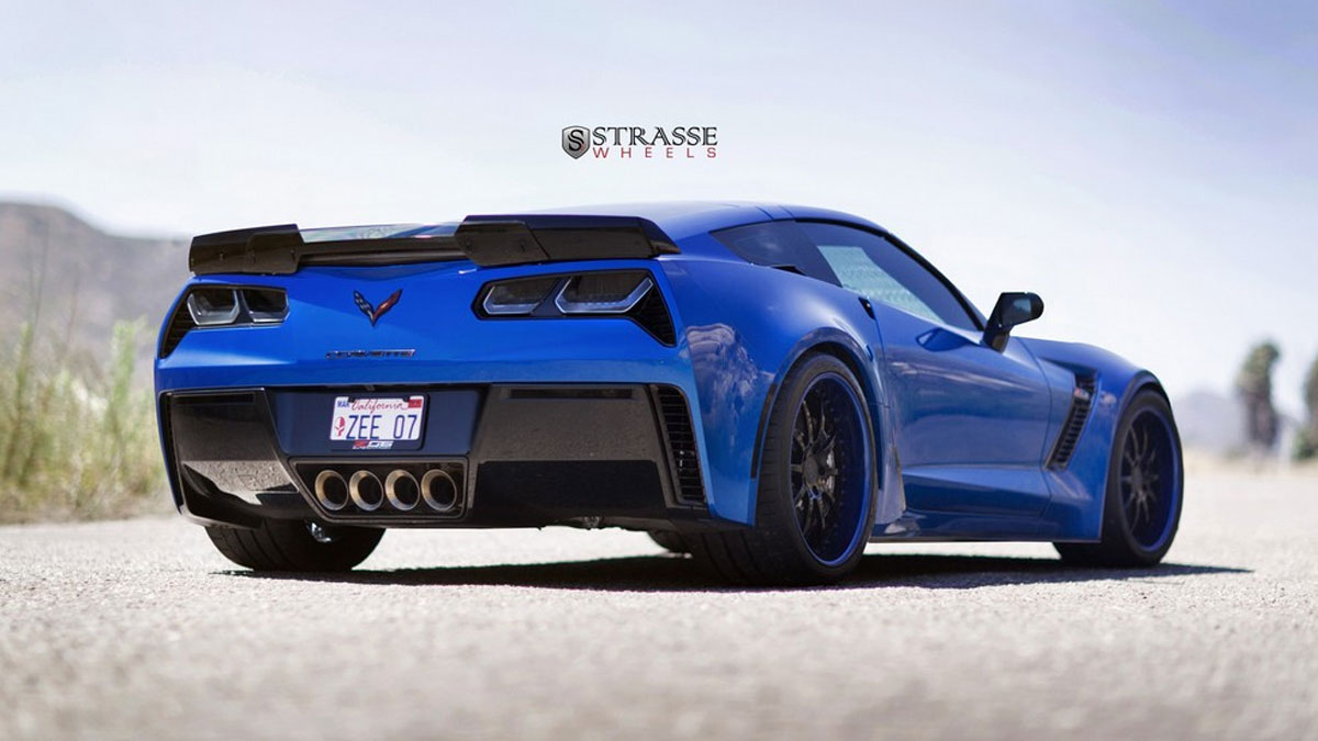 2015 - CHEVROLET CORVETTE Z07 BLUE JET BY STRASSE WHEELS, foto 2