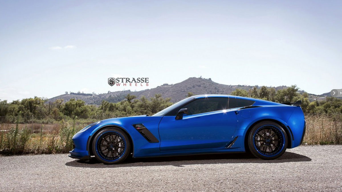 2015 - CHEVROLET CORVETTE Z07 BLUE JET BY STRASSE WHEELS, foto 4