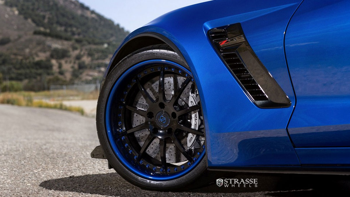 2015 - CHEVROLET CORVETTE Z07 BLUE JET BY STRASSE WHEELS, foto 5