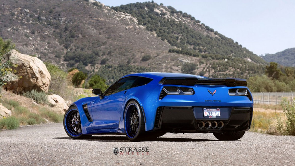 2015 - CHEVROLET CORVETTE Z07 BLUE JET BY STRASSE WHEELS, foto 6