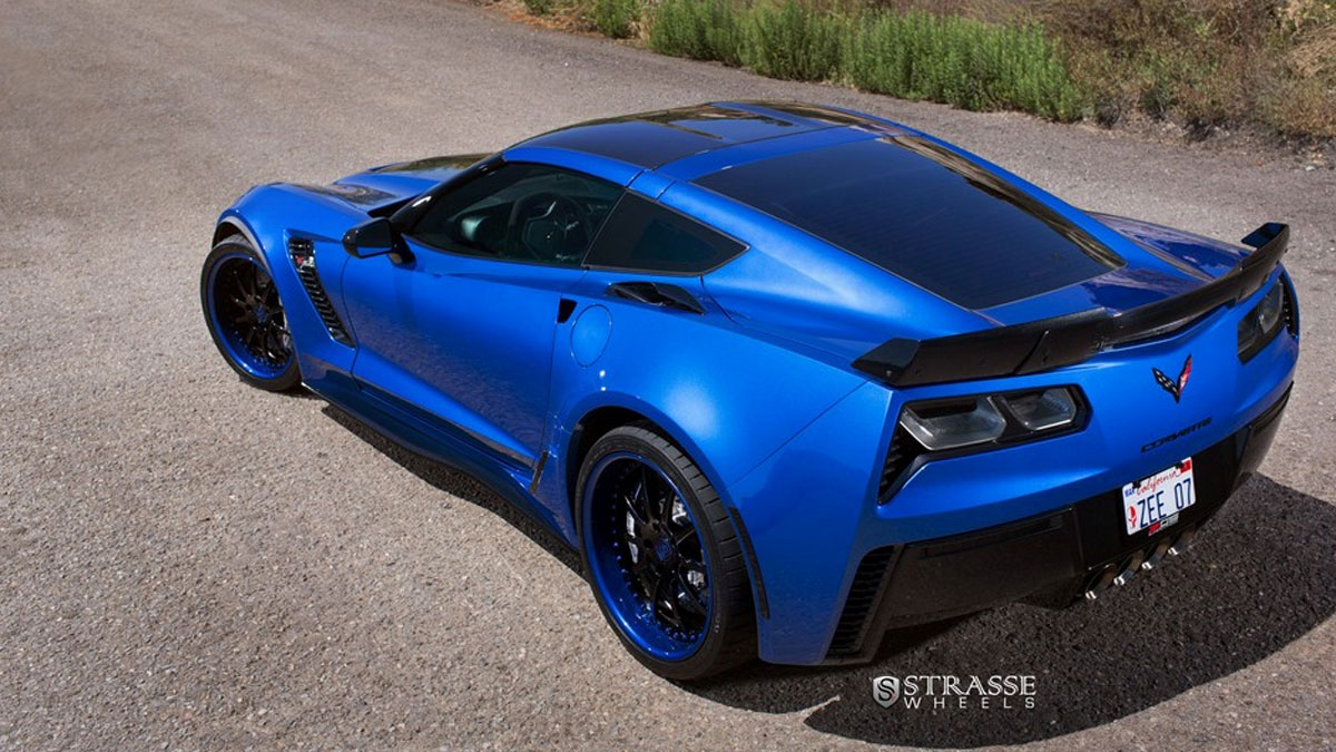 2015 - CHEVROLET CORVETTE Z07 BLUE JET BY STRASSE WHEELS, foto 7