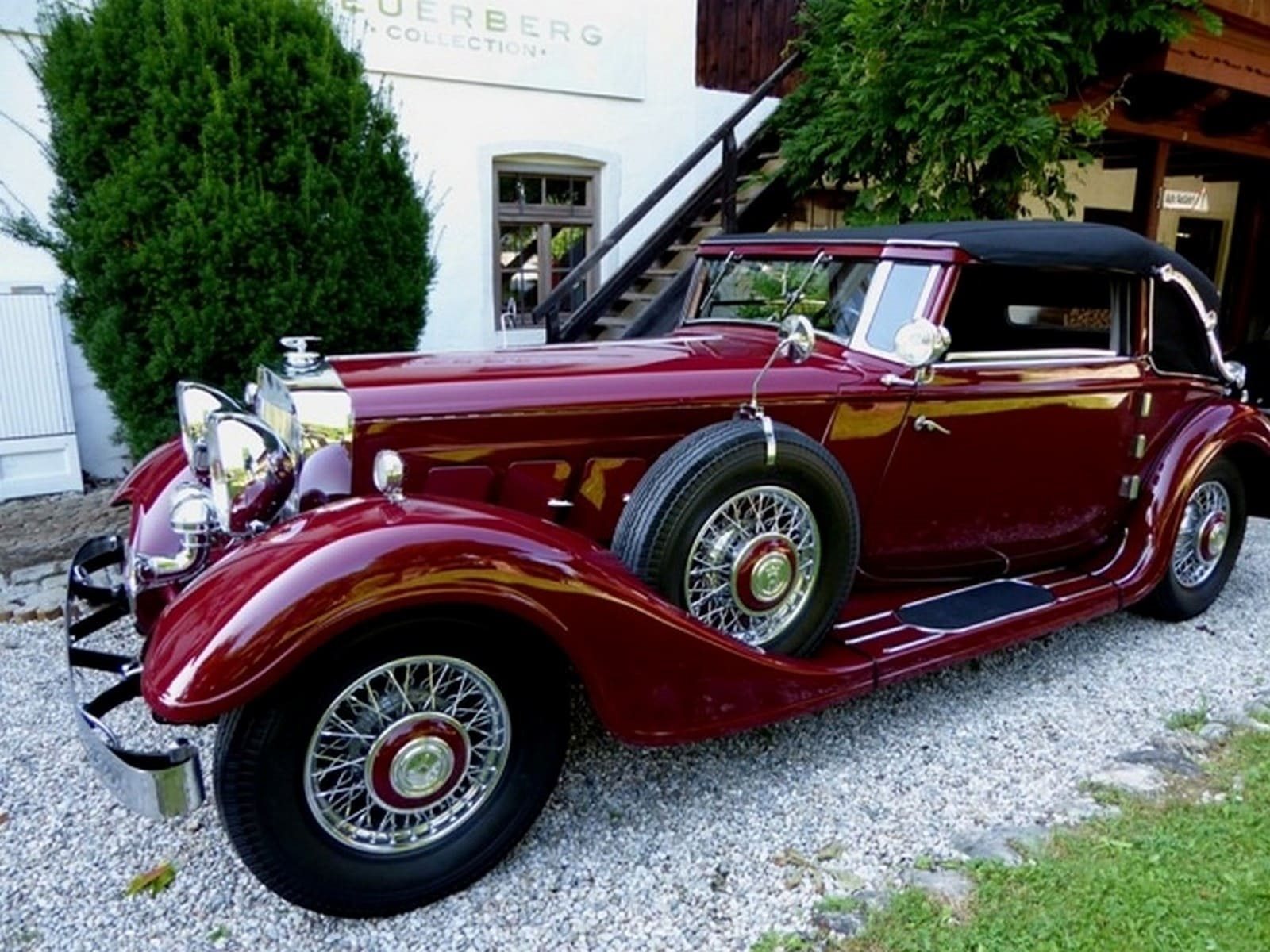 HORCH 780 SPORT CABRIOLET BURGUNDY, foto 1