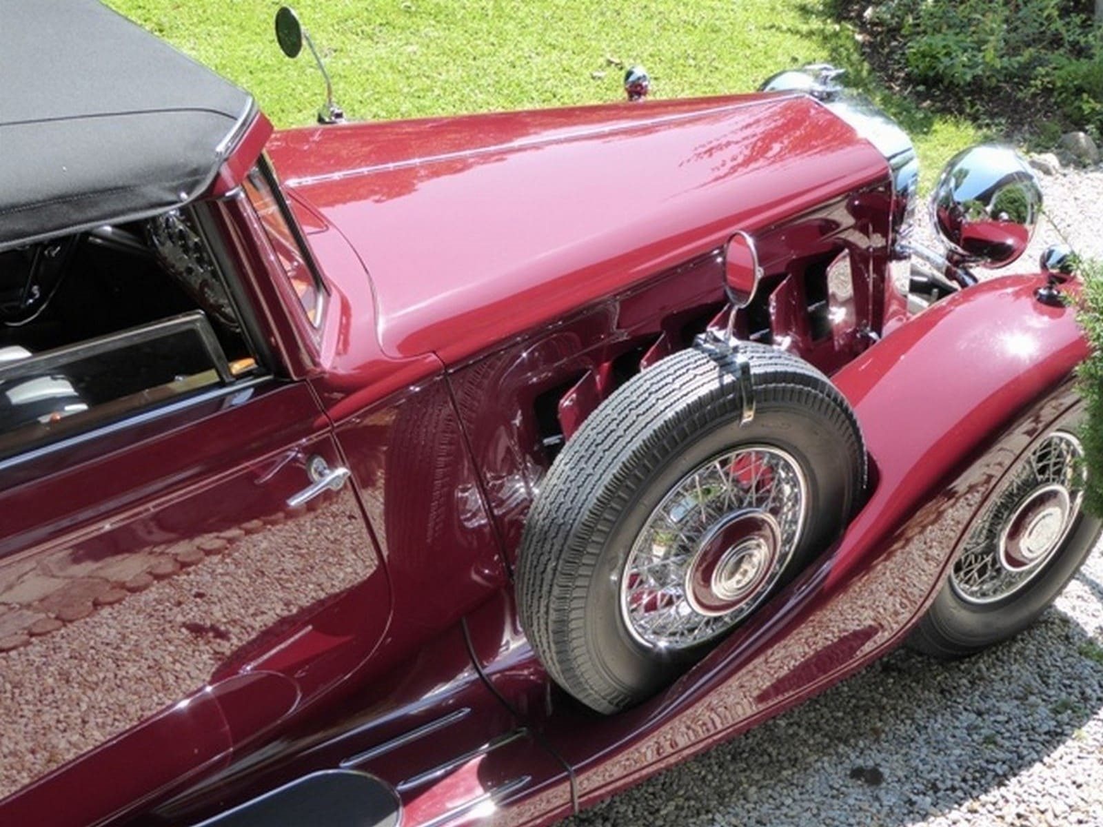 HORCH 780 SPORT CABRIOLET BURGUNDY, foto 2