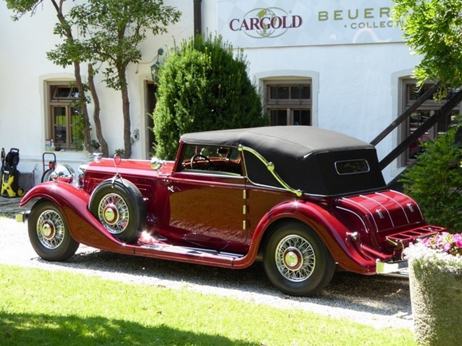 HORCH 780 SPORT CABRIOLET BURGUNDY, foto 3