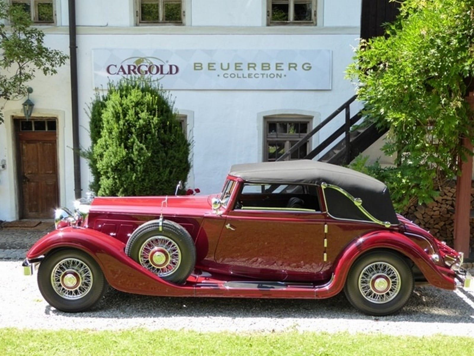 HORCH 780 SPORT CABRIOLET BURGUNDY, foto 4