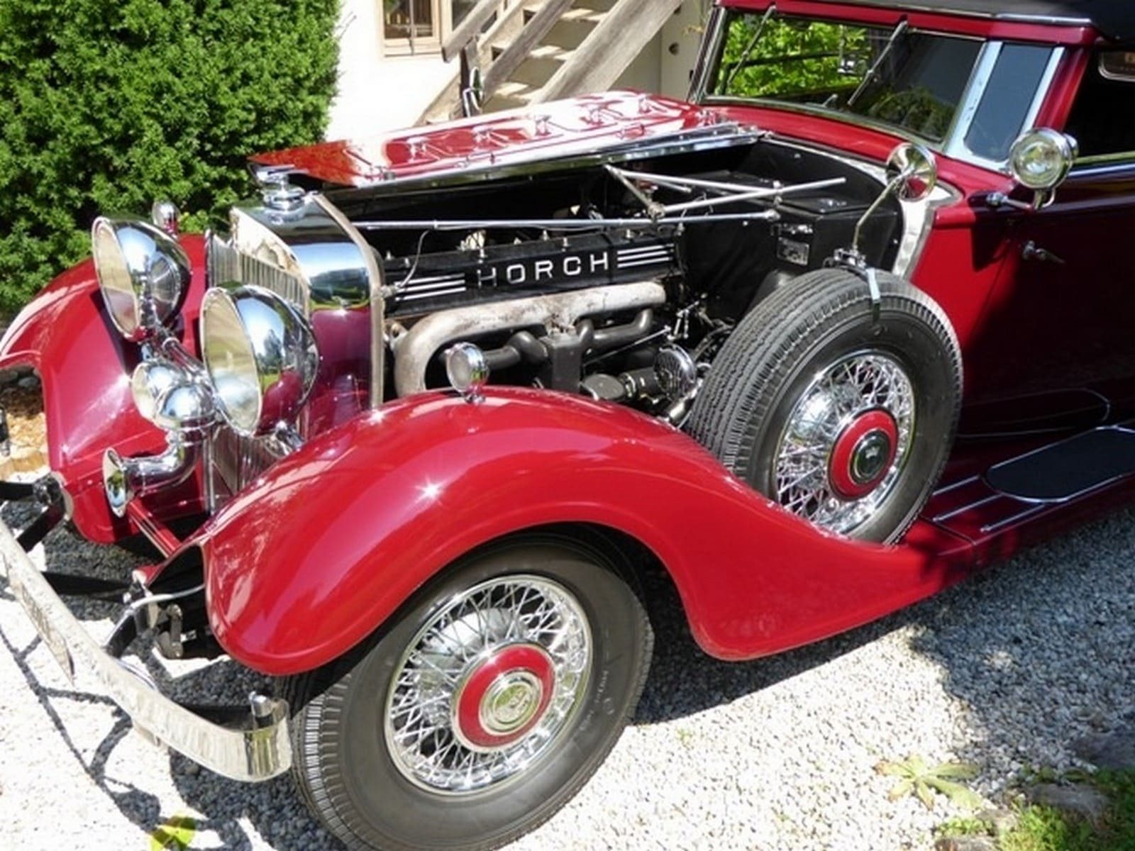 HORCH 780 SPORT CABRIOLET BURGUNDY, foto 7