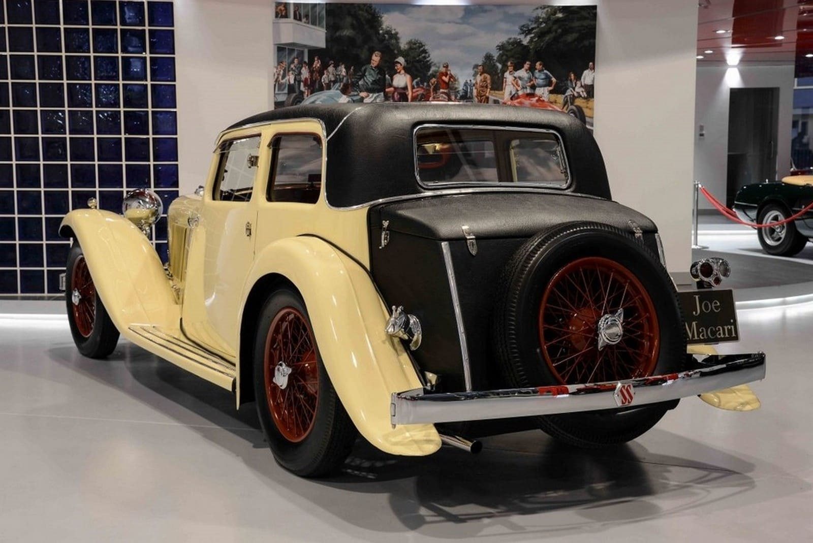 1934 - JAGUAR SS-1 FOUR LIGHT SALOON YELLOW, foto 2