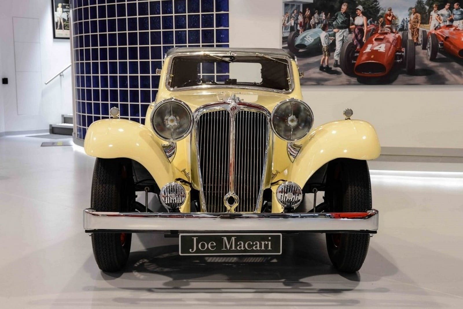 1934 - JAGUAR SS-1 FOUR LIGHT SALOON YELLOW, foto 3