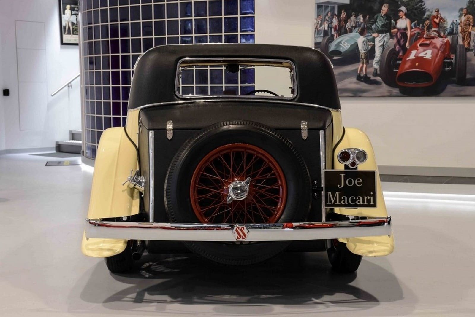 1934 - JAGUAR SS-1 FOUR LIGHT SALOON YELLOW, foto 4