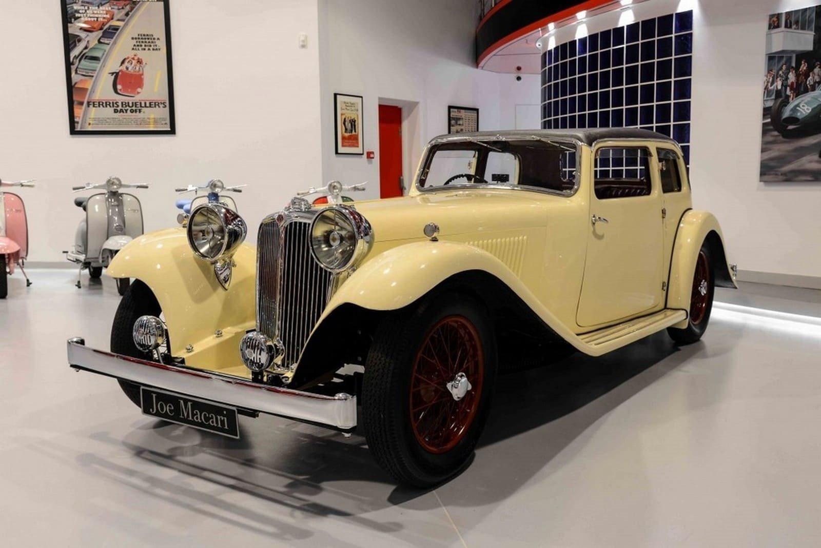 1934 - JAGUAR SS-1 FOUR LIGHT SALOON YELLOW, foto 5