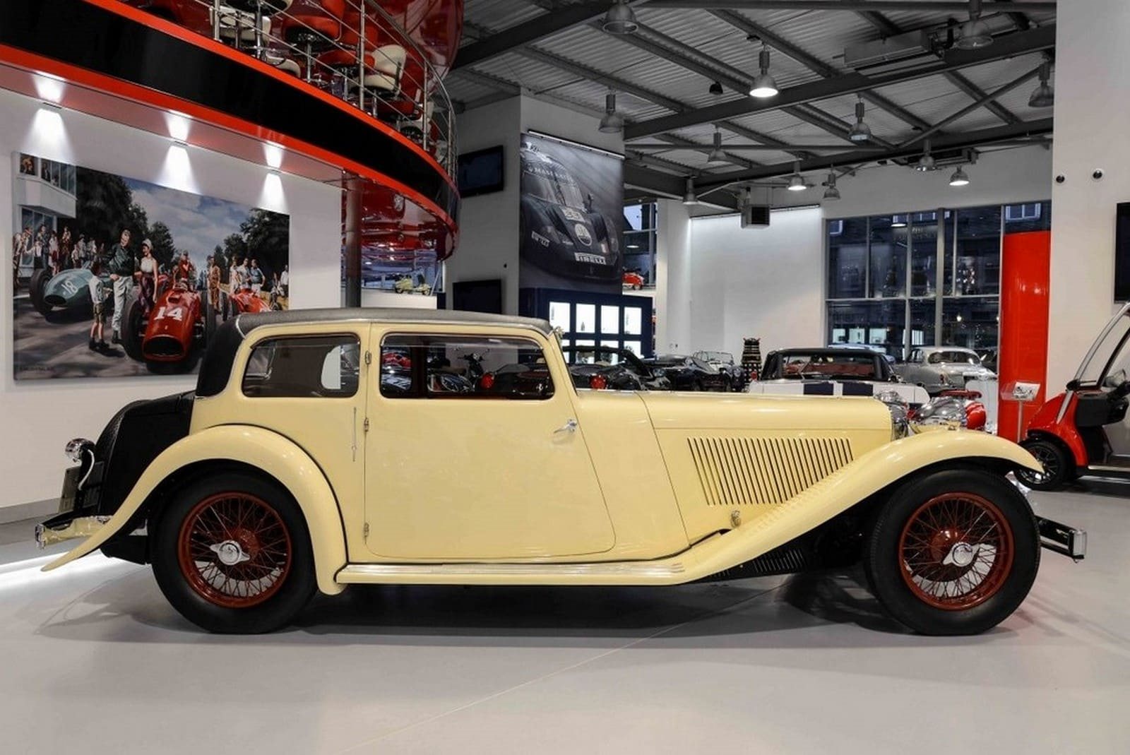 1934 - JAGUAR SS-1 FOUR LIGHT SALOON YELLOW, foto 7