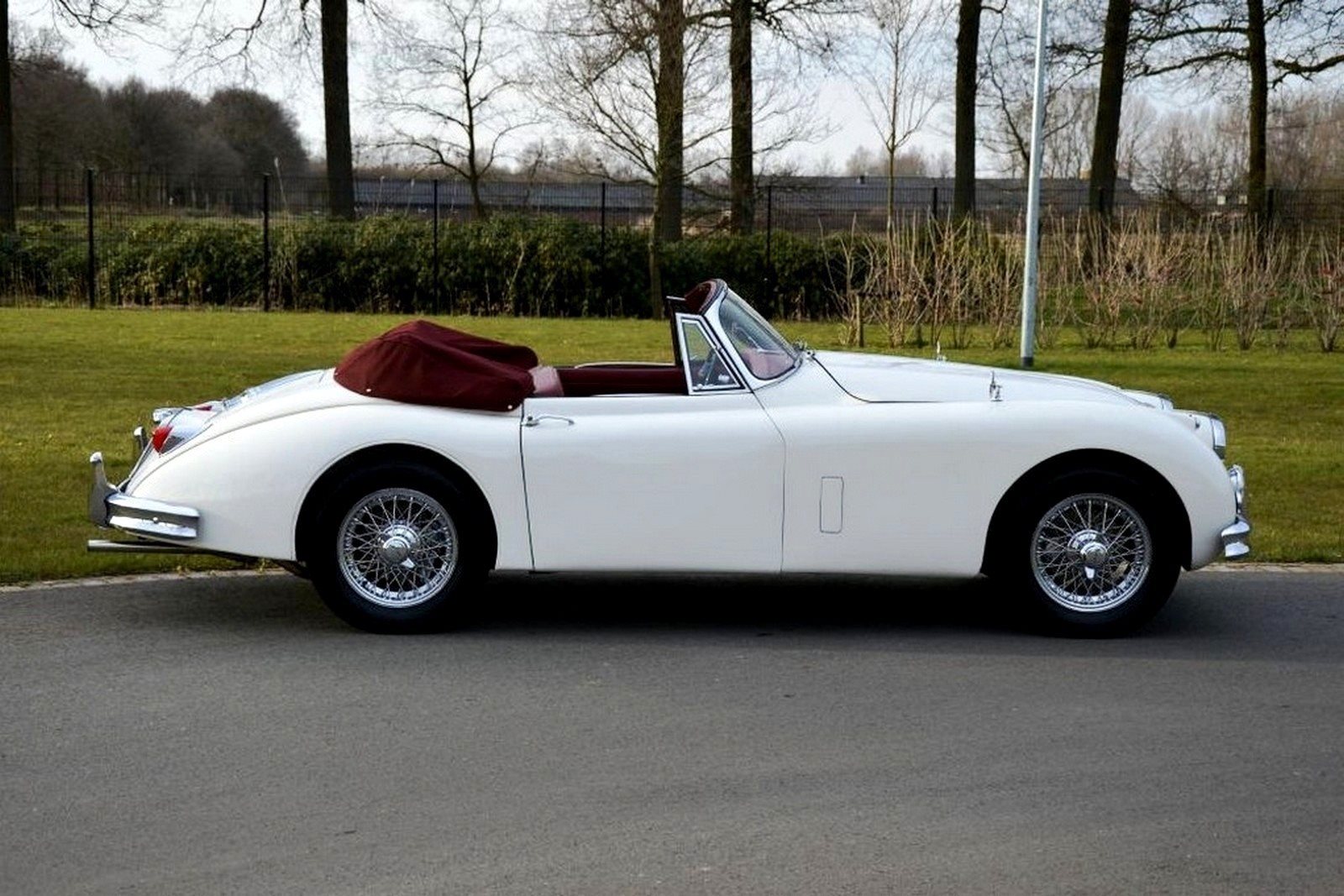 1957 - JAGUAR XK150 ROADSTER WHITE, foto 7