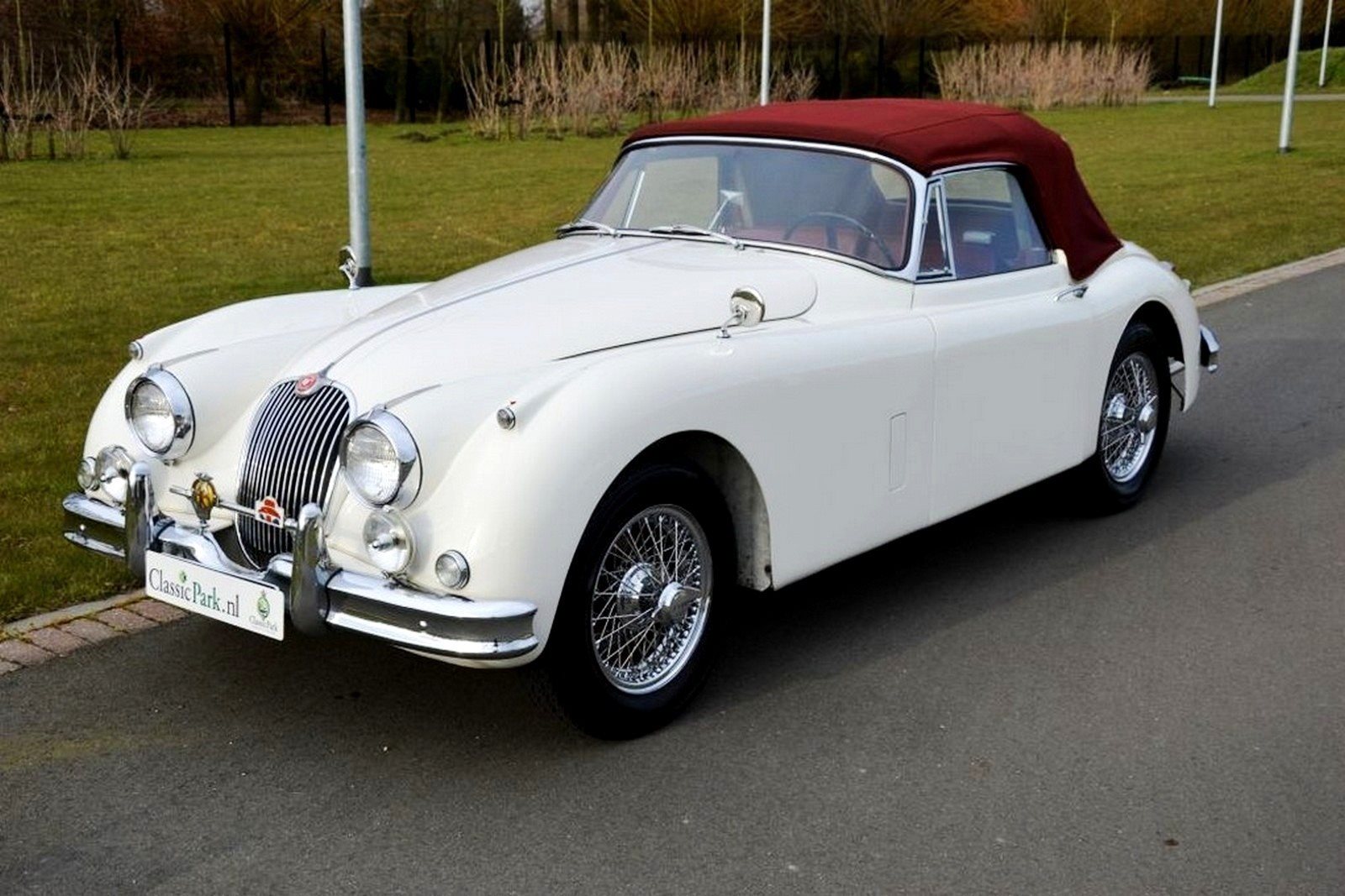 1957 - JAGUAR XK150 ROADSTER WHITE, foto 11