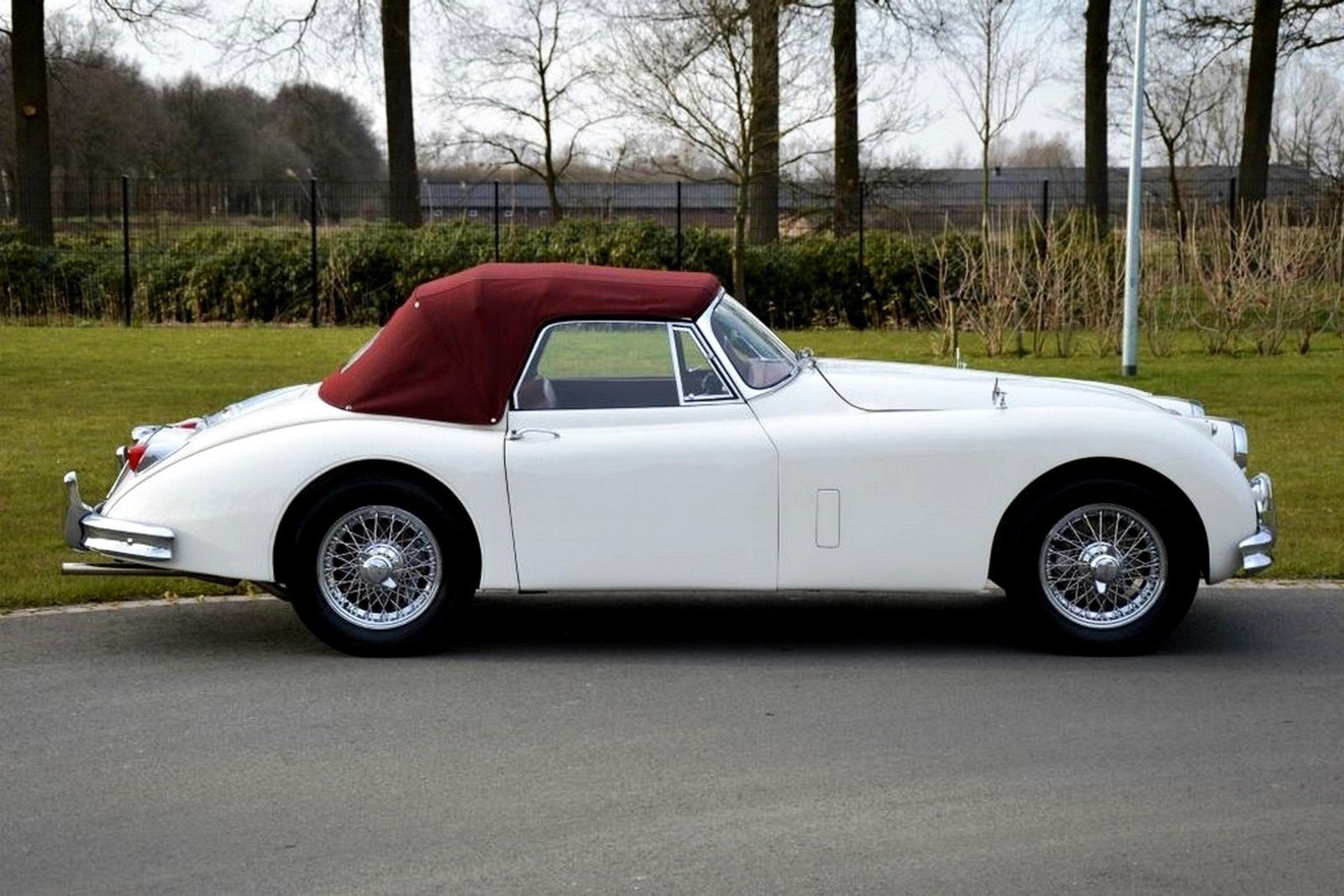 1957 - JAGUAR XK150 ROADSTER WHITE, foto 17