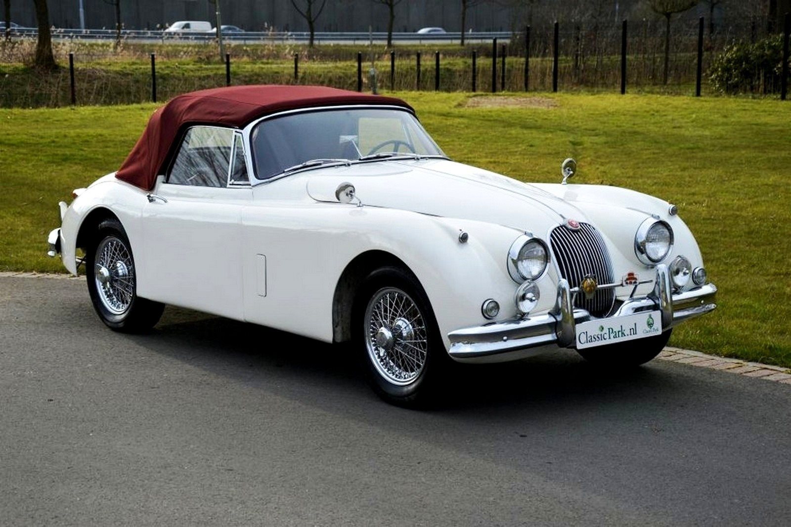 1957 - JAGUAR XK150 ROADSTER WHITE, foto 18