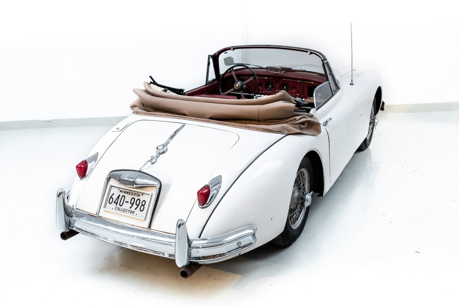 1957 - JAGUAR XK150 ROADSTER WHITE, foto 56