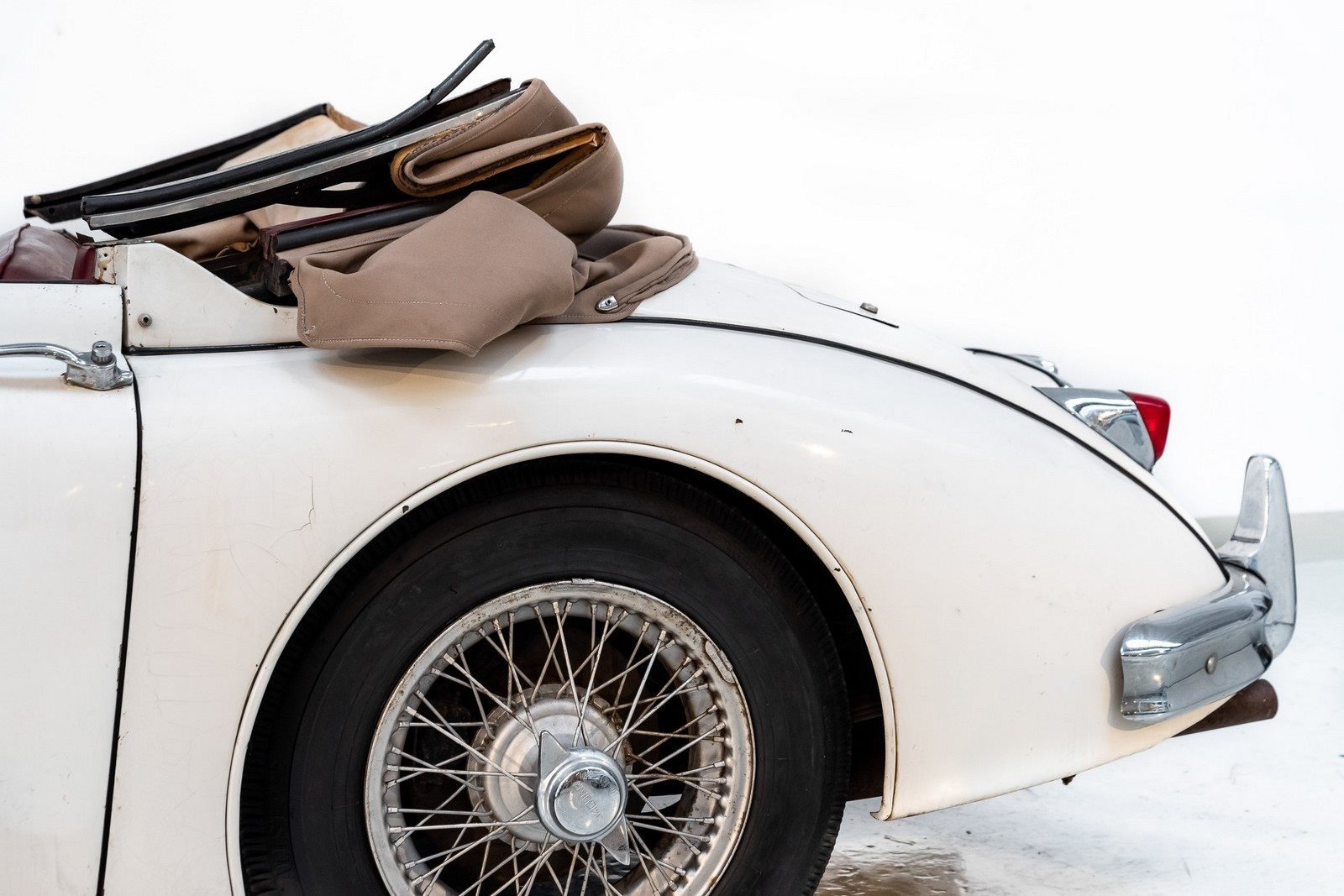 1957 - JAGUAR XK150 ROADSTER WHITE, foto 69