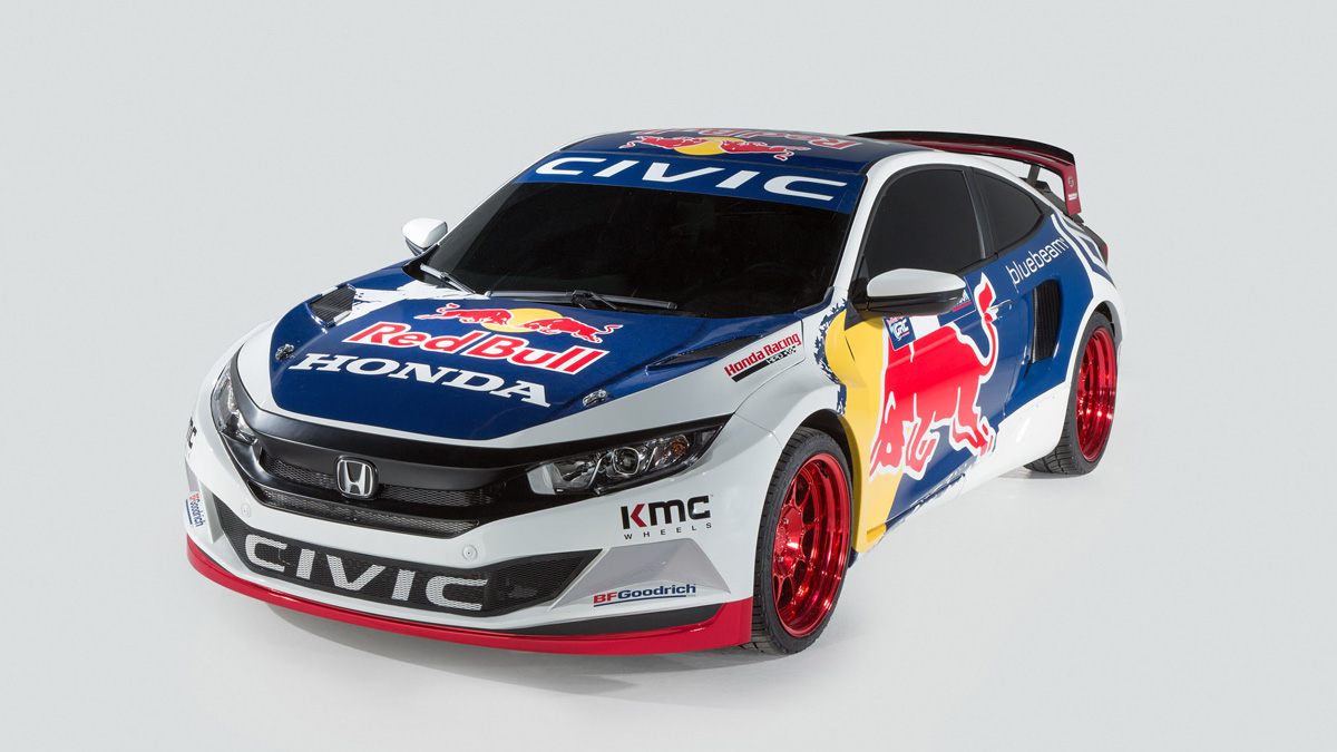 2016 - HONDA CIVIC COUPE RED BULL GLOBAL RALLYCROSS, foto 1