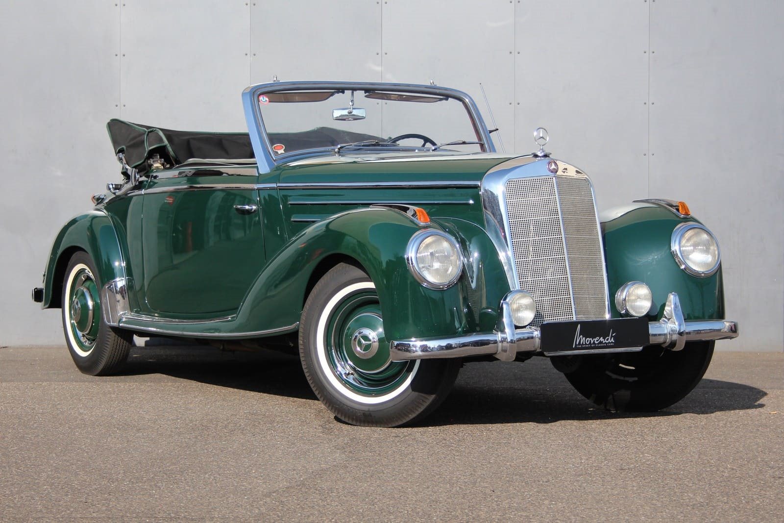 1953 - MERCEDES-BENZ 220 A CABRIOLET GREEN, foto 1