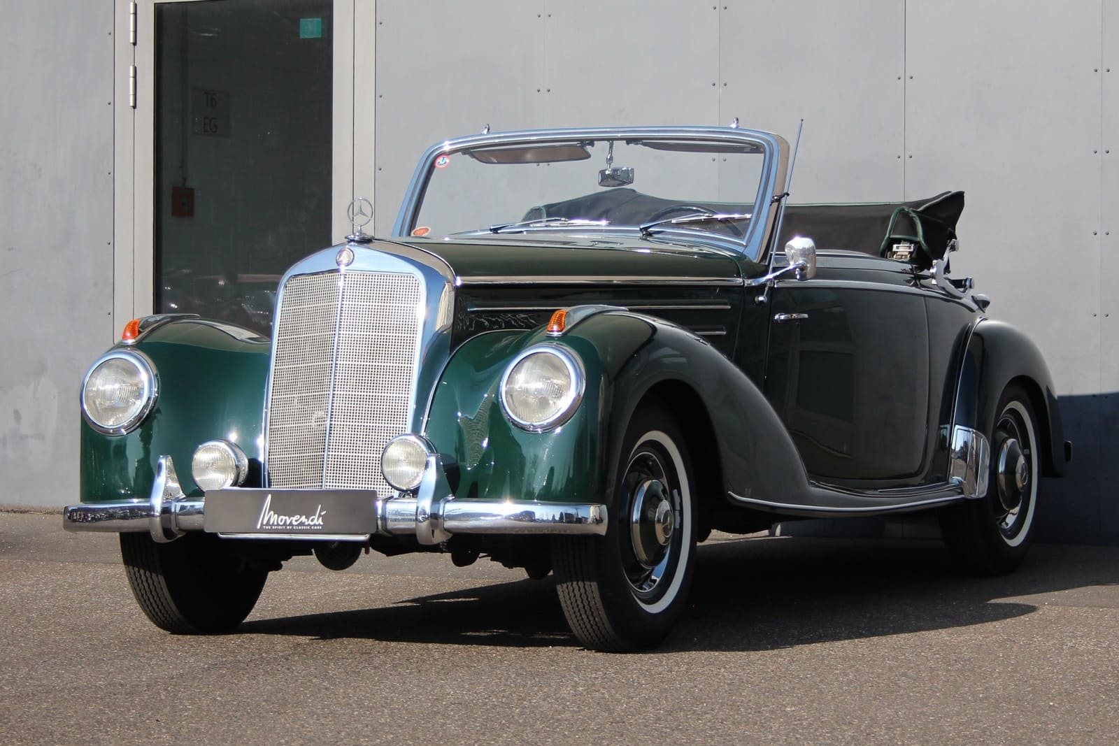 1953 - MERCEDES-BENZ 220 A CABRIOLET GREEN, foto 8