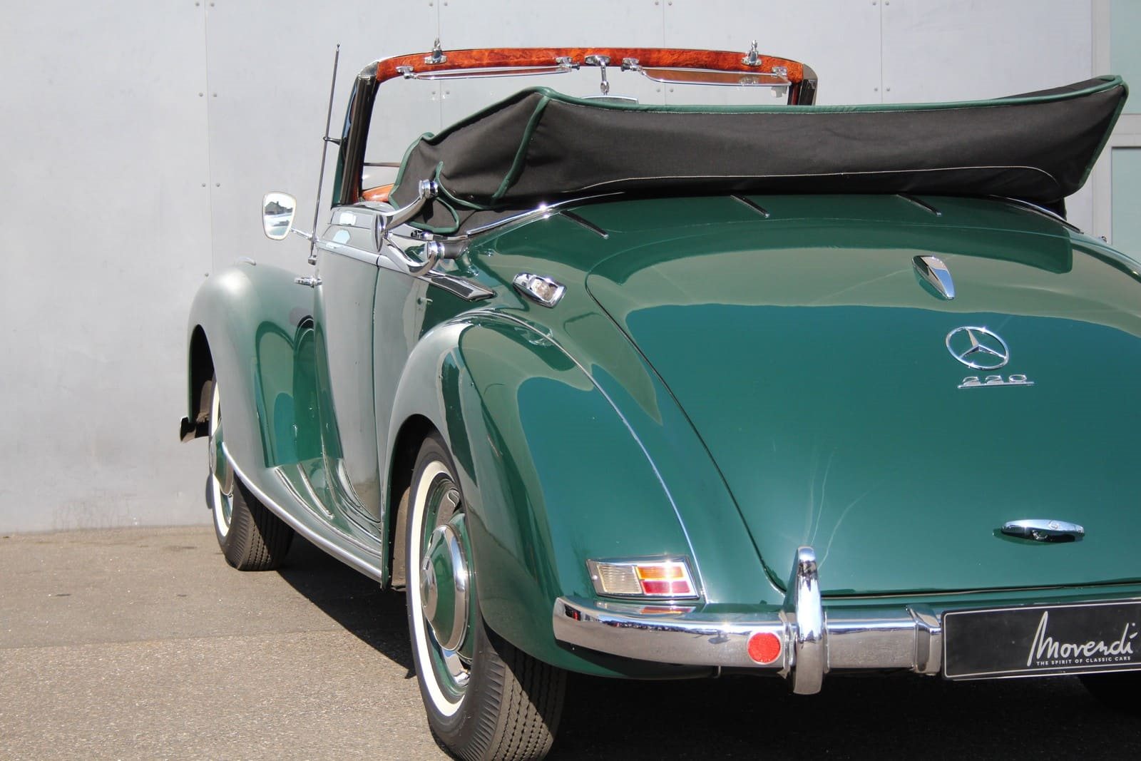 1953 - MERCEDES-BENZ 220 A CABRIOLET GREEN, foto 24