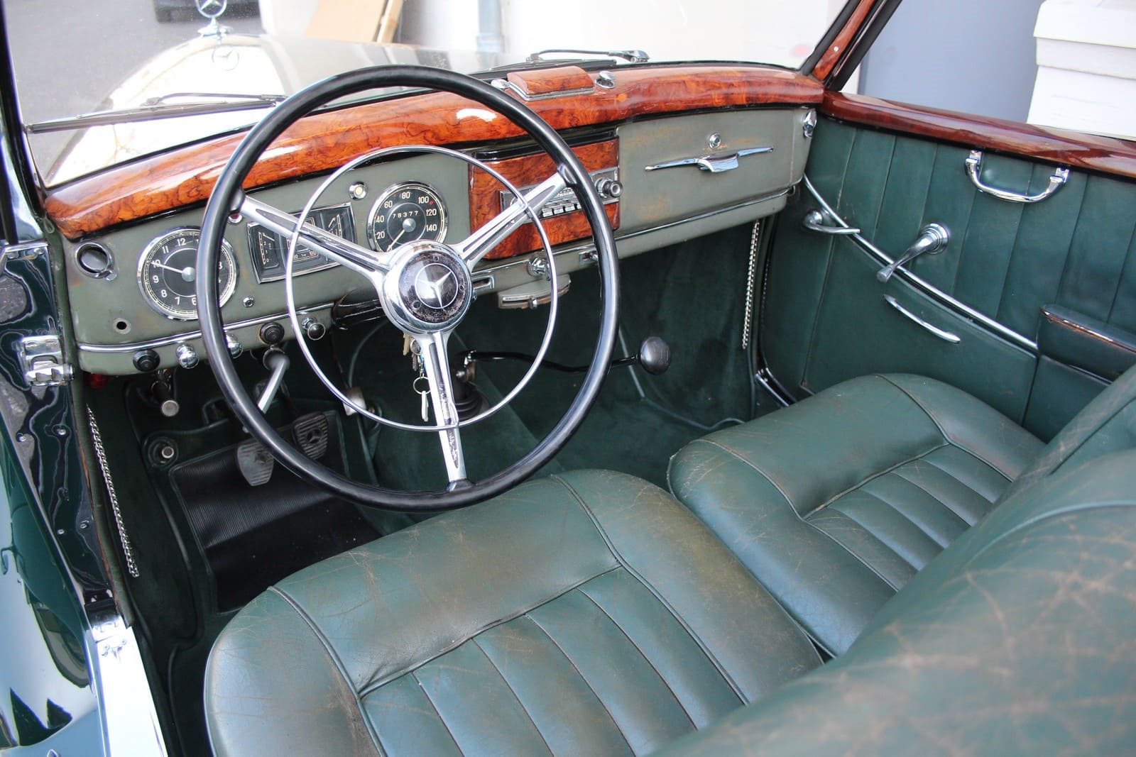 1953 - MERCEDES-BENZ 220 A CABRIOLET GREEN, foto 34