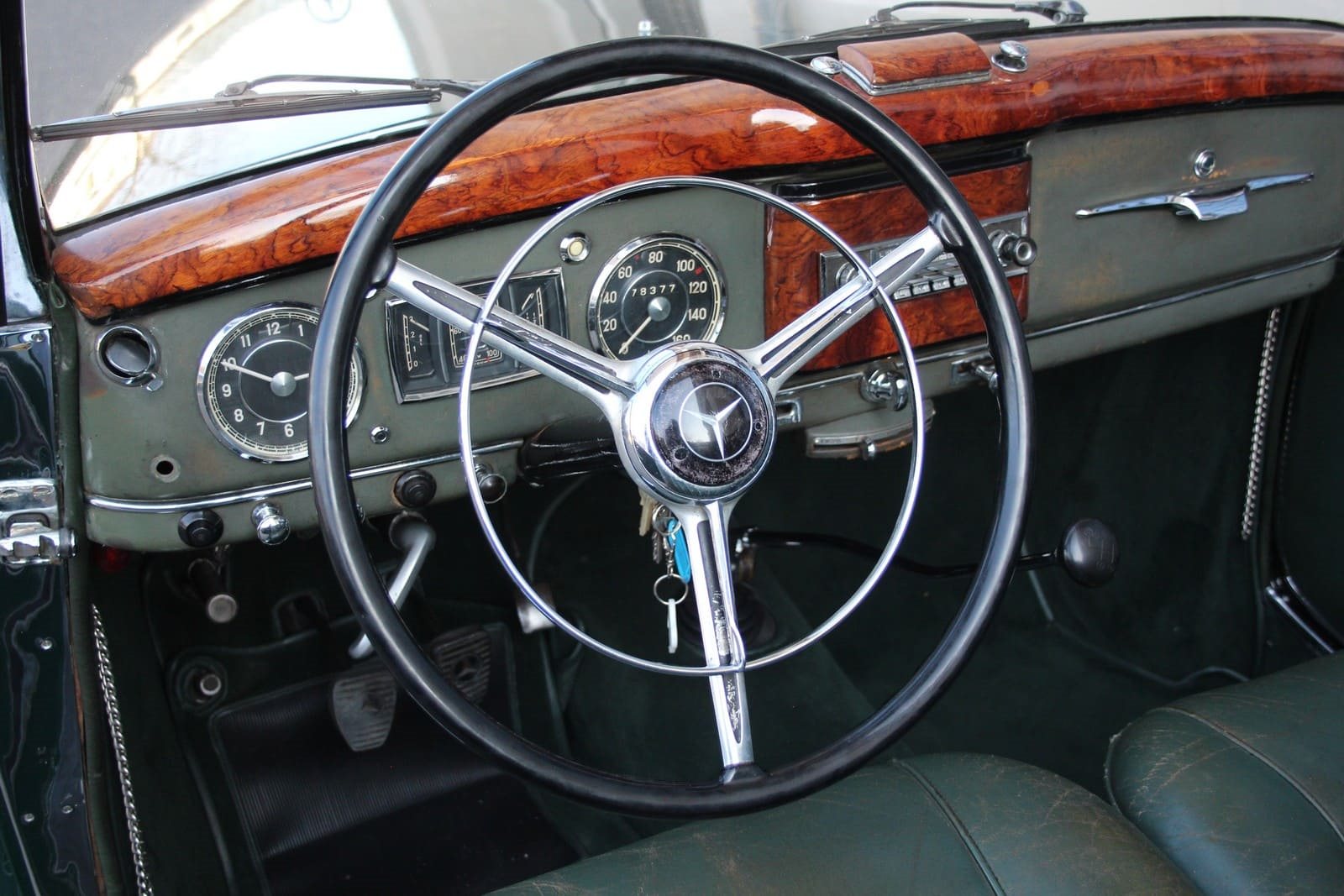 1953 - MERCEDES-BENZ 220 A CABRIOLET GREEN, foto 35