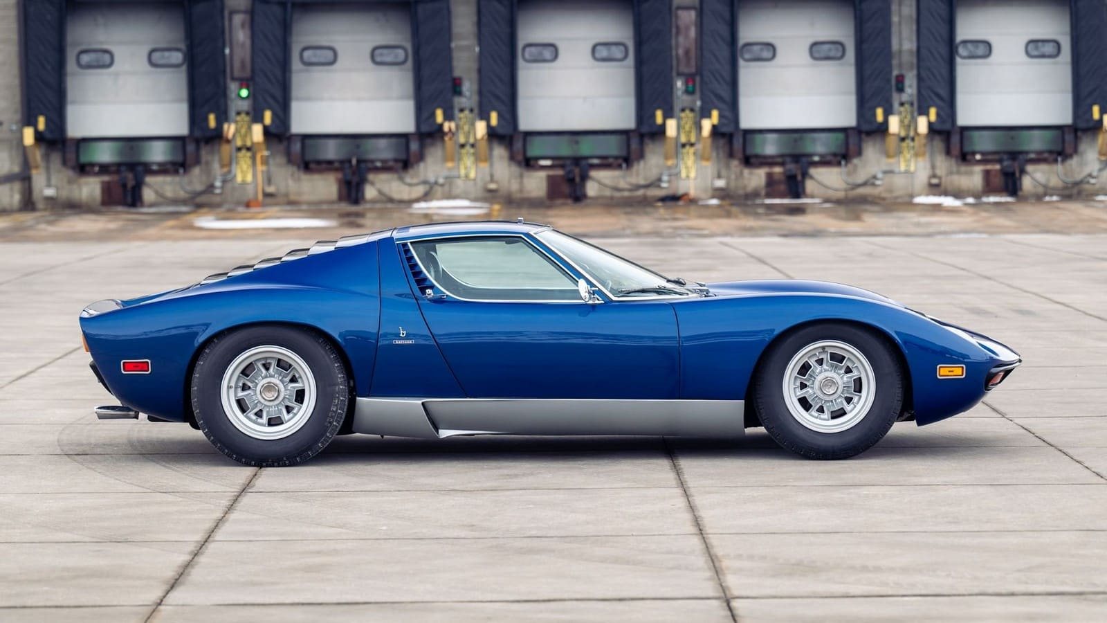 1972 - LAMBORGHINI MIURA SV BLU ISCHIA, foto 3