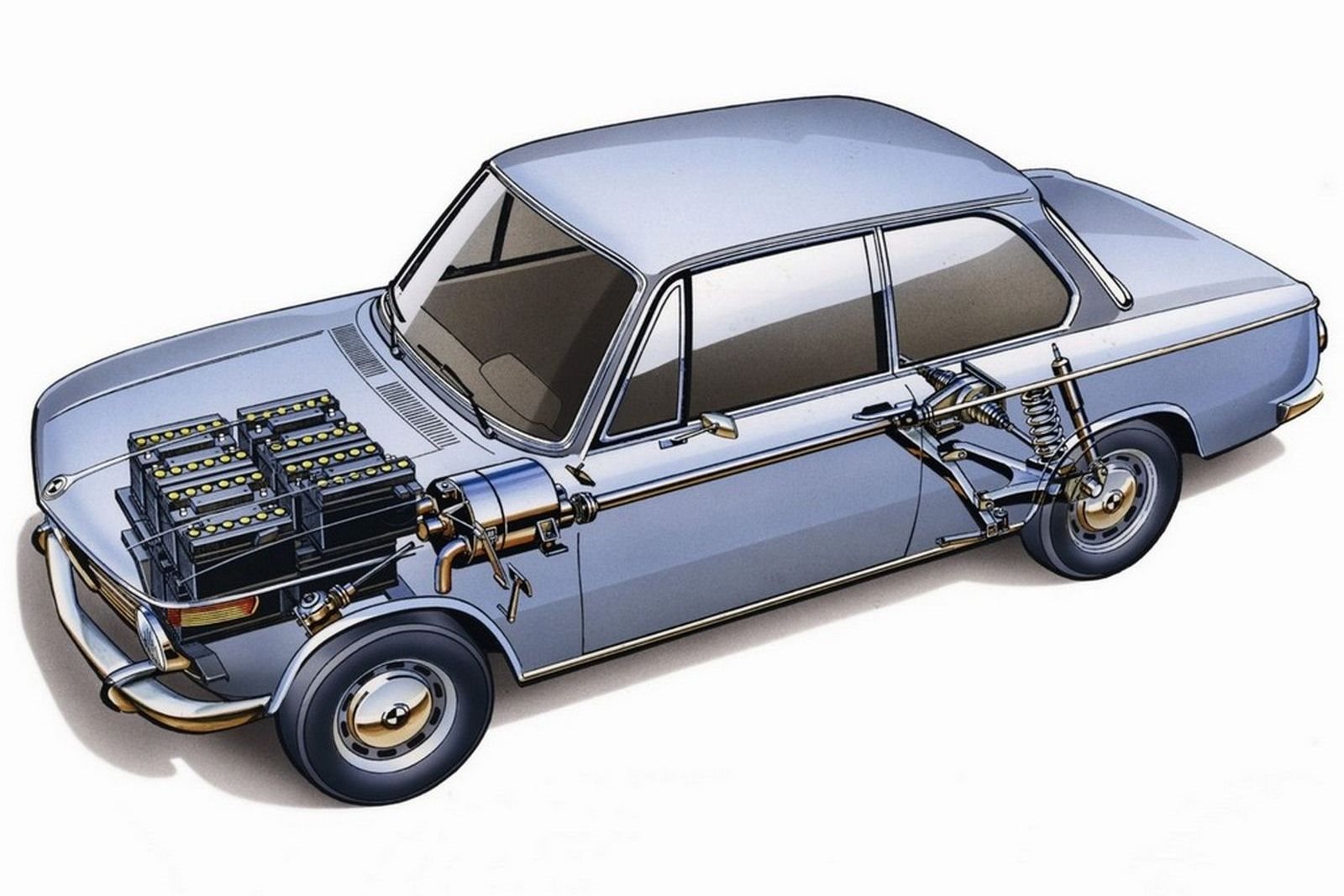 1972 - BMW 1602 ELEKTRO-ANTRIEB, foto 11
